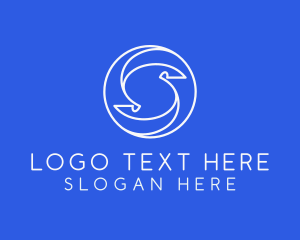 Financial - Modern Vortex Letter S logo design