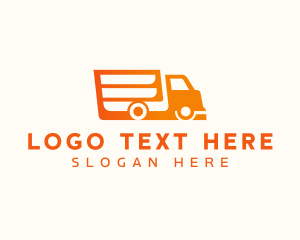 Trucking Delivery Logistics Logo