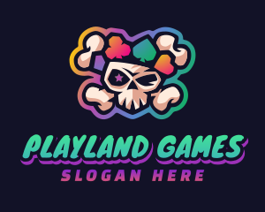 Game - Gaming Casino Skull logo design