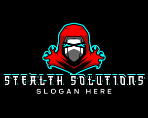 Stealth - Ninja Shinobi Assassin logo design
