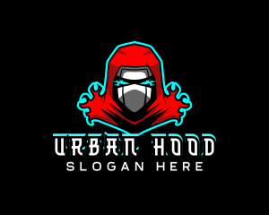 Hood - Ninja Shinobi Assassin logo design