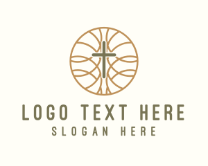 Holy - Christian Crucifix Religion logo design