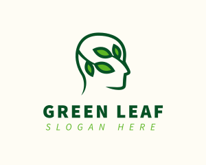 Nature Plant Head logo design