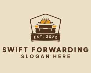 Brown Truck Forwarding logo design