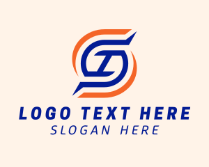 Shipping - Modern Edgy Startup logo design