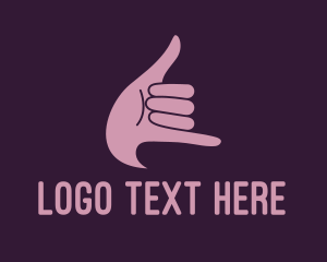 Sign Language - Call Sign Dating App logo design