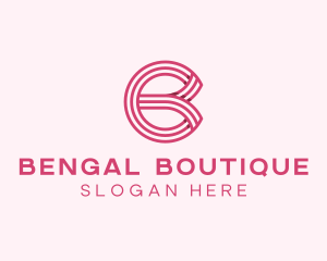 Fashion Boutique Letter B logo design