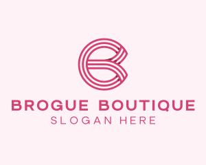 Fashion Boutique Letter B logo design