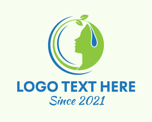 Leaf - Nature Woman Dermatology logo design