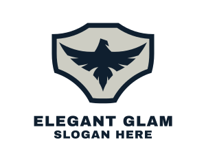 Modern Eagle Badge Logo