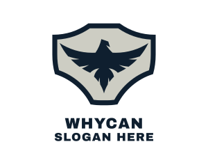 Modern Eagle Badge Logo