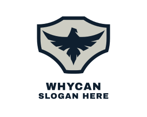 Predator - Modern Eagle Badge logo design
