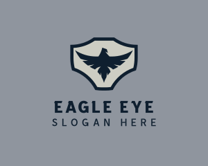 Modern Eagle Badge logo design