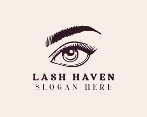 Beauty Eye Eyelash logo design