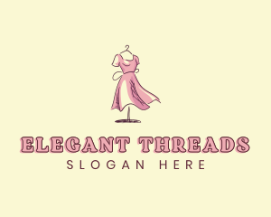 Womenswear - Dress Gown Seamstress logo design