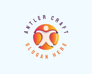 Career Human Resources Management logo design