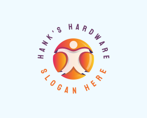 Career Human Resources Management logo design