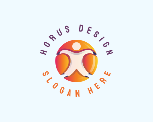 HR Career Human logo design