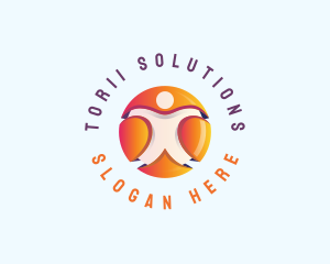 Career Human Resources Management logo design