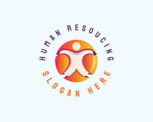 Career Human Resources Management logo design
