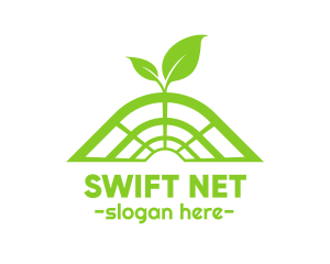 Leaf Sprout Greenhouse logo design