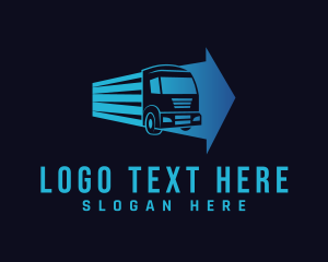 Lugging - Truck Arrow Logistics logo design