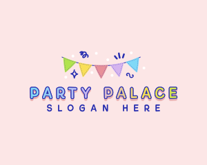 Fun Party Flag logo design