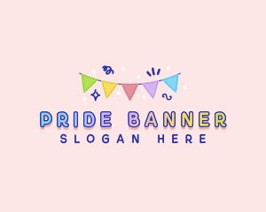 Fun Party Flag logo design