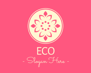 Pink - Pink Ornamental Floral Pattern logo design