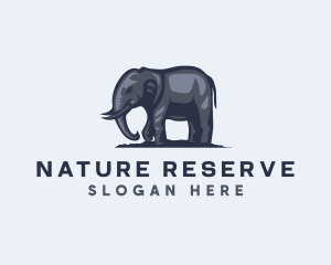 Reserve - Wild African Elephant logo design