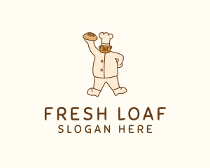 Pastry Bread Chef logo design