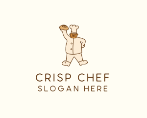 Pastry Bread Chef logo design