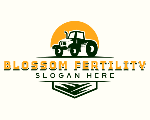 Agriculture Farm Tractor logo design