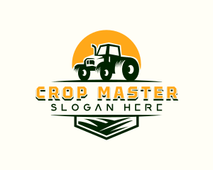 Agriculture Farm Tractor logo design