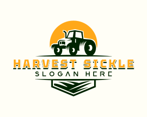 Agriculture Farm Tractor logo design