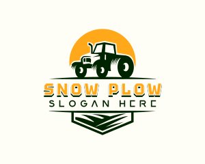 Agriculture Farm Tractor logo design