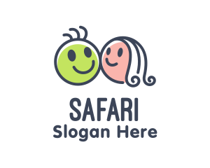 Parent - Colorful Children Smiley logo design