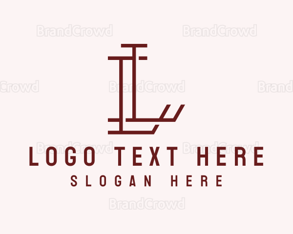 Luxury Modern Letter L Logo