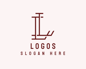 Luxury Modern Letter L logo design