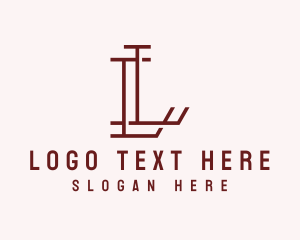 Blogger - Luxury Letter L logo design