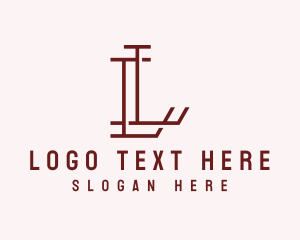 Paralegal - Luxury Modern Letter L logo design