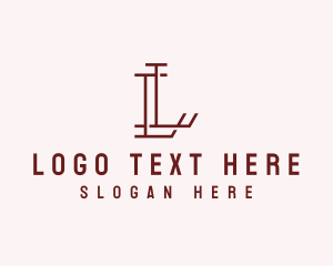 Carpentry - Luxury Modern Letter L logo design