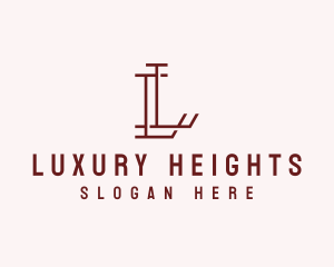 Luxury Modern Letter L logo design