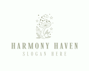 Holistic - Holistic Herbal Shrooms logo design