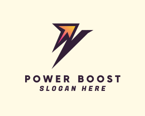 Charger - Electric Voltage Arrow logo design