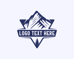 Mountaineering - Mountain Travel Adventure logo design