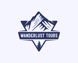 Mountain Travel Adventure logo design