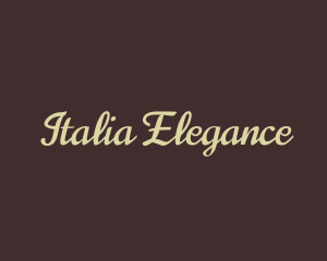 Elegant Brand Calligraphy logo design