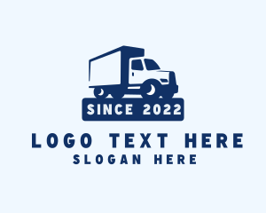 Haulage - Delivery Truck Forwarding logo design