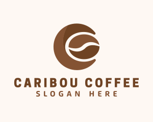 Coffee Bean Letter C  logo design